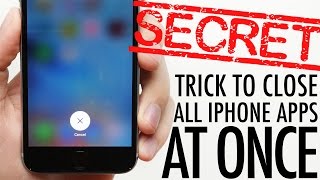 Secret iPhone Trick To Closing All Apps At Once [upl. by Etnahc946]