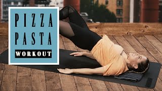 Home Workout für alle die Kohlenhydrate lieben  PIZZA PASTA WORKOUT mit Ines Anioli [upl. by Erbua597]