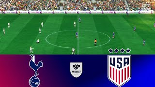 FC 24 TOTTENHAM W vs USWNT  Aug 18 2024  Friendly Match  PS5 Gameplay [upl. by Delanty]