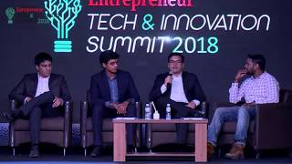 Neel Mehta Asteria Aerospaces cofounder at Entrepreneur India Tech amp Innovation Summit 2018 [upl. by Lered]