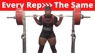 Powerlifter Squats 45 to 635 lbs With EXCELLENT Technique SHORTS [upl. by Gnoh]