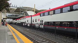 Caltrain Local 609 at Millbrae Station with JPBX 321 and 322 Stadler EMU Trainset caltrain [upl. by Crary]