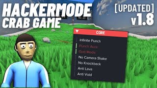 CRAB GAME NOCLIP  GOD MODE CHEAT  HACKS WORKING 2021  Crab Game HACKERMODE v18 [upl. by Seditsira]