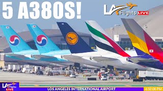 LIVE AIRPORT Los Angeles LAX  LIVE Plane Spotting [upl. by Eerdna600]