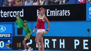 Match Highlights from MladenovicBencic RR  Mastercard Hopman Cup 2017 [upl. by Yenitsed]