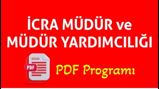 İcra Müdür ve Müdür Yardımcılığı 50 Günlük Kamp Nedir [upl. by Haag569]