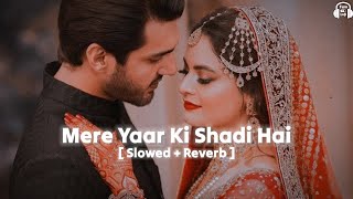 Mere Yaar Ki Shaadi Hai  Slowed  Reverb  Udit Narayan  Sonu Nigam  Wedding Special Song [upl. by Cirdahc210]