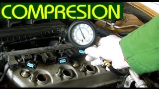 Prueba de compresion al motor [upl. by Einiffit]