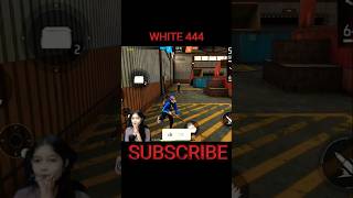 White 444 ⚡⚡ game play 🔥 1vs4 gral 🥵 freefire shorts [upl. by Ydnic]