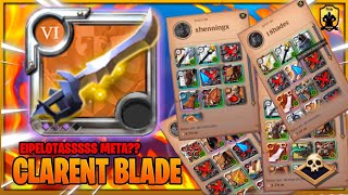 ⚔️CLARENT BLADE ⚔️ NEW META MIST 2024 ALBION ONLINE [upl. by Aekin369]