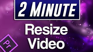 How to AutoResize VIDEO and IMAGES in Adobe Premiere Pro [upl. by Joktan774]