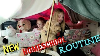 Our New Homeschool Routine [upl. by Nannie656]