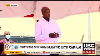 LIVE MUSEVENI TO COMMISSION THE KARUMA HYDROPOWER PLANT  SEPTEMBER 26 2024 [upl. by Lubeck399]