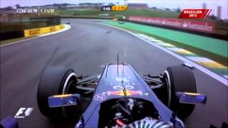 Sebastian Vettel F1 World Champion Brasilien 2012  Vettel vs Alonso WM Fight 2012Dramatic Race [upl. by Verlie]