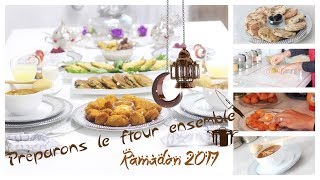 Spécial Ramadan Préparons le Ftour ensemble  Recettes  Chorba  Bricks  Harcha  Nuggets maison [upl. by Haiel]