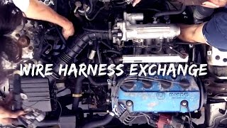 Wire harness exchange 1992 Honda Civic EG  Ep 13 [upl. by Merfe580]