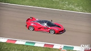 Ferrari FXX K  Epic Sounds on Track [upl. by Nnahgem]