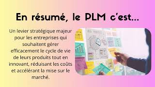 La gestion du cycle de vie des produits ou Product Lifecycle Management PLM  Term STMG  MSDGN [upl. by Eceinal]