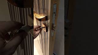 Mortise lock fitting with handle [upl. by Annelak]