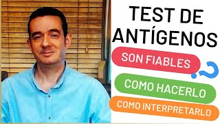 CÓMO INTERPRETAR LOS TEST DE ANTÍGENOS [upl. by Cutter64]