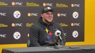 Steelers 2nd Rd Pick Zach Frazier Introductory Press Conference [upl. by Nerland5]