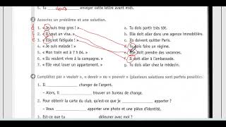 Grammaire en dialogues Leçon 23 exercices sur les verbes pouvoir vouloir devoir avec Madame Maha [upl. by Slaohcin969]