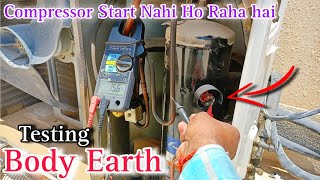 Compressor Body Earth Testing  How To Check Compressor Short To Ground  Compressor Ground Testing [upl. by Annahavas]