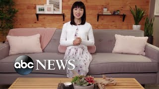 Marie Kondo shares tricks to get organized in the new year on GMA [upl. by Anirrehs924]