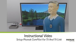 Setup Phonak ComPilot For TV And TV Link [upl. by Greeley]