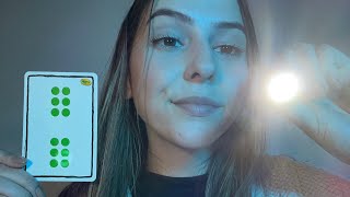 ￼ASMR Peripheral Vision Tests 👁️👁️ ASMR Eye Exam [upl. by Naitsirt]