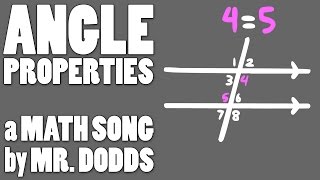 Colin Dodds  Angle Properties Math Song [upl. by Ecerahc]