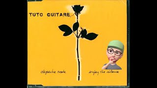 DEPECHE MODE  Enjoy The Silence Tuto guitare [upl. by Nail969]