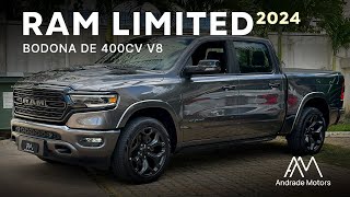 Ram Limited Night Edition 2024 a pronta entrega  Bodona de 400cv V8 🔥✈️🙌🏻 [upl. by Aleusnoc]