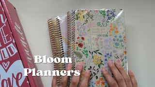 bloom planners  walkthrough and plan with me  minimal planner  minimalist  Nicole Makes Plans [upl. by Stratton240]