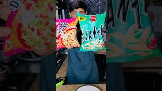 Mixing noodle doodle with slanty food foodie vlog experiment newcontent noodles minivlog [upl. by Alet]