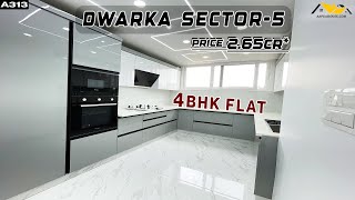 4 BHK Newly Furnished Flats for sale in Dwarka sector5 flatsindwarka 4bhk societyflatindwarka [upl. by Mclain]