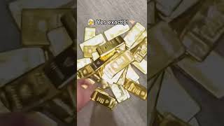 Congrats You won a FREE 100gram gold bar ❤️ [upl. by Mencher]