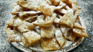 Angel wings  faworki turn on subtitles  Delicious food  Polish recipes  Polish cuisine [upl. by Atinas]