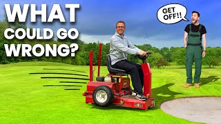 CRAZY MACHINE GREENKEEPERS USE BUT WHAT IS IT [upl. by Phylis]