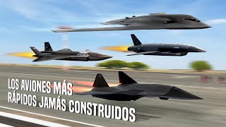 Comparación de velocidades Los aviones más rápidos de la historia de la humanidad [upl. by Court]