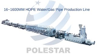 1200mm HDPE pipe production line [upl. by Yerocal]