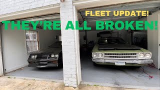 Full update on every one of my cars and trucks they all need work [upl. by Silyhp]