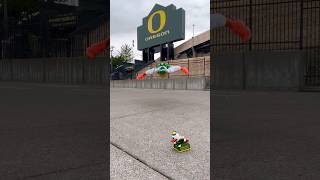 Oregon Ducks Flying O Push Up At Autzen Stadium  Push Up Puddles The Oregon Duck goducks oregon [upl. by Africah]