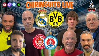 ⚽ REAL MADRID  BVB y GIRONA  SLOVAN BRATISLAVA  CHIRINGUITO LIVE [upl. by Leiad458]