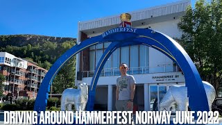 Driving around Hammerfest Norway 2022 [upl. by Immij]