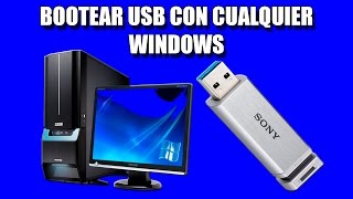 Bootear USB con cualquier Windows  Sin programas [upl. by Roots654]