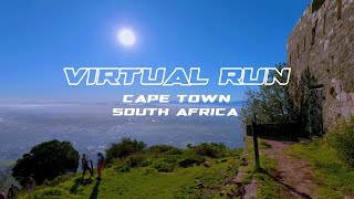 Virtual Run Blockhouse To Vredehoek Trail Cape Town  Treadmill Running Scenery [upl. by Dannon]