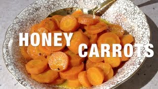 HONEY CARROTS EASY SIDES video recipe cheekyricho [upl. by Edmee255]