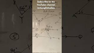 Plane geometry math easytofollow findthevalueofx matheducation [upl. by Farly454]