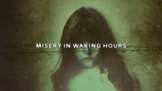 UICIDEBOY MISERY IN WAKING HOURS Lyric Video [upl. by Yrakaz]